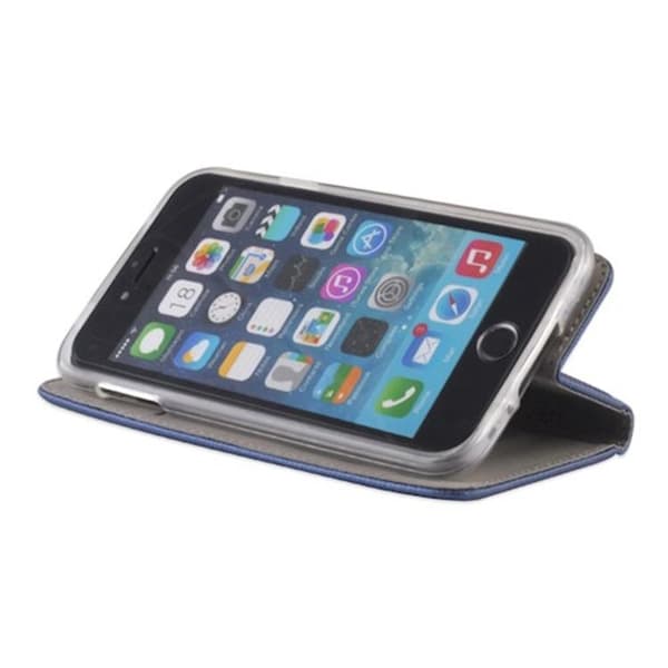 iPhone 16e Plånboksfodral Smart Magnet - Marinblå