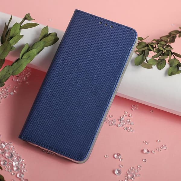 iPhone 16e Plånboksfodral Smart Magnet - Marinblå