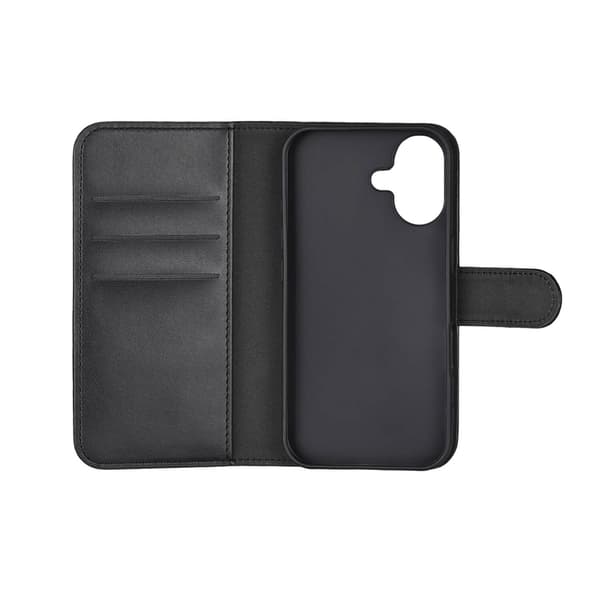 Kungsbacka iPhone 16 Plånboksfodral - Svart