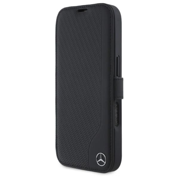 Mercedes iPhone 16 Plånboksfodral Läder Wood Imitation