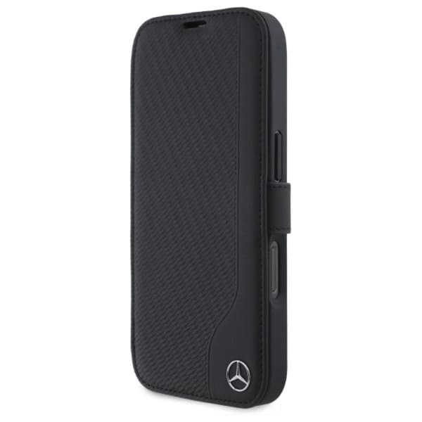 Mercedes iPhone 16 Plånboksfodral Läder Wood Imitation