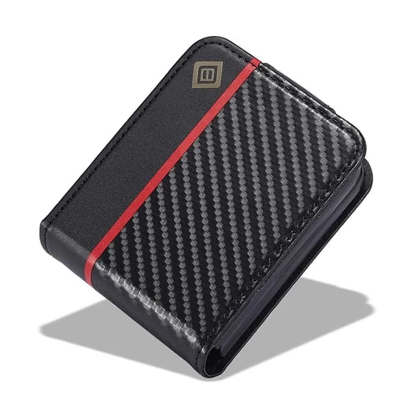 LC.IMEEKE Galaxy Z Flip 6 5G Plånboksfodral med stativfunktion - Svart