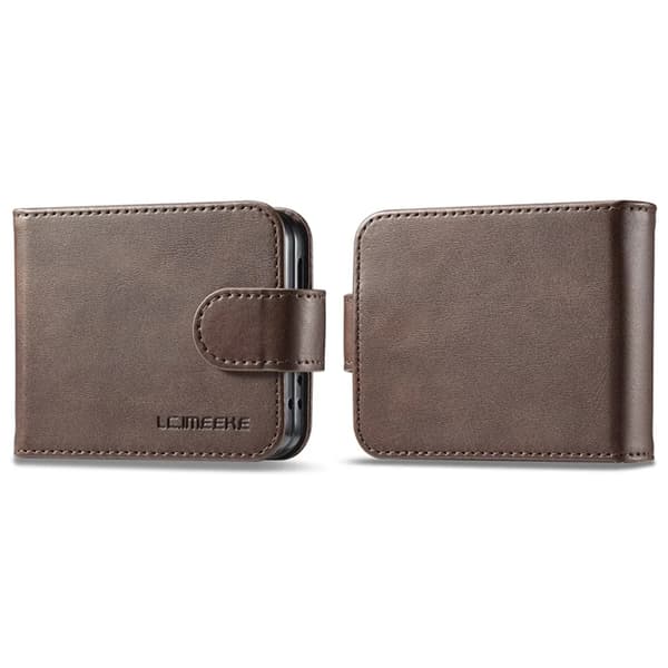 LC.IMEEKE Galaxy Z Flip 6 5G Plånboksfodral - Brun