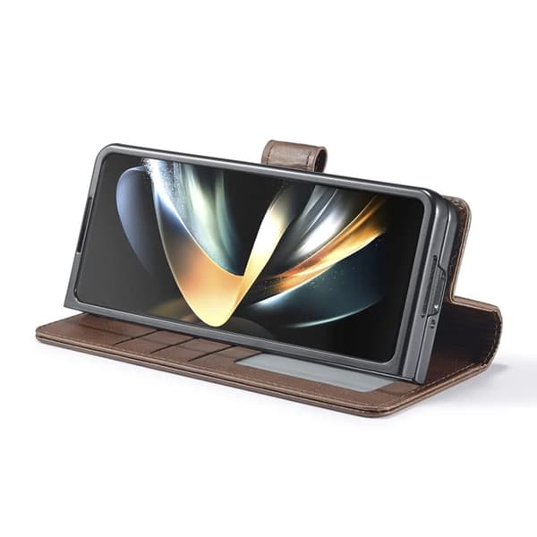 LC.IMEEKE Galaxy Z Fold 6 5G Plånboksfodral - Brun
