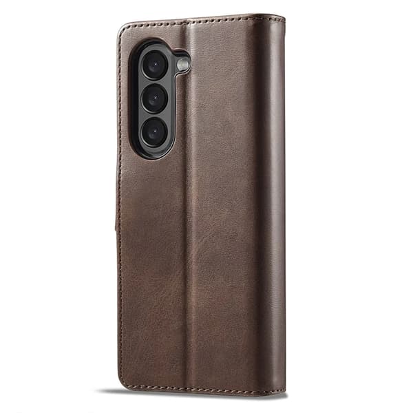 LC.IMEEKE Galaxy Z Fold 6 5G Plånboksfodral - Brun