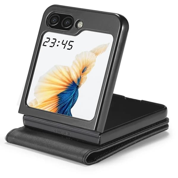 LC.IMEEKE Galaxy Z Flip 6 5G Plånboksfodral - Svart