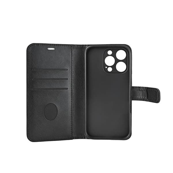 Radicover iPhone 16 Pro Plånboksfodral RFID Strålningsskydd - Svart