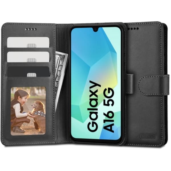Tech-Protect Galaxy A16 4G/5G Plånboksfodral - Svart