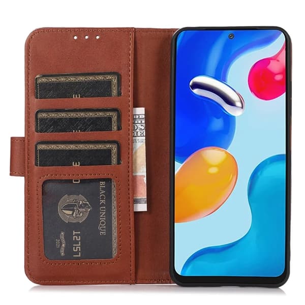 Sony Xperia 10 VI Plånboksfodral Magnetlås - Brun