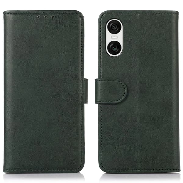 Sony Xperia 10 VI Plånboksfodral Magnetlås - Grön