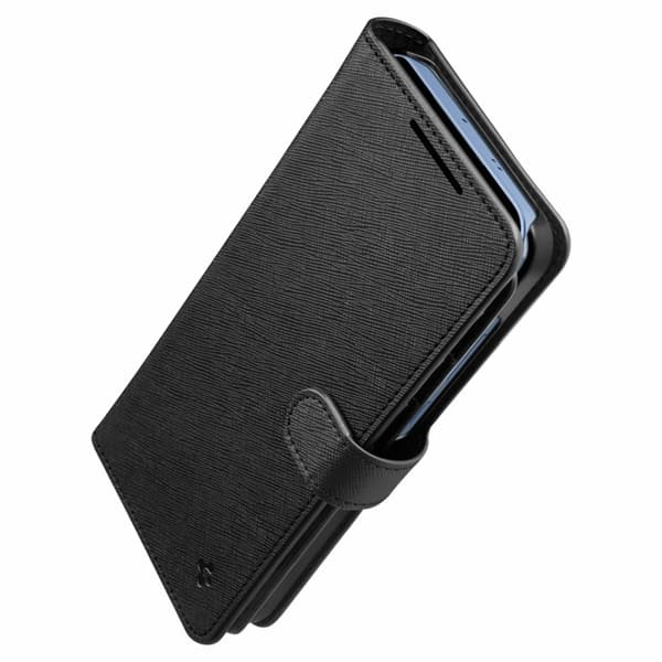 Spigen Galaxy S25 Plus Plånboksfodral ”S” - Svart