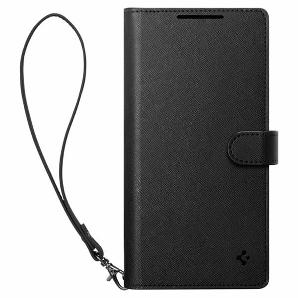 Spigen Galaxy S25 Plus Plånboksfodral ”S” - Svart