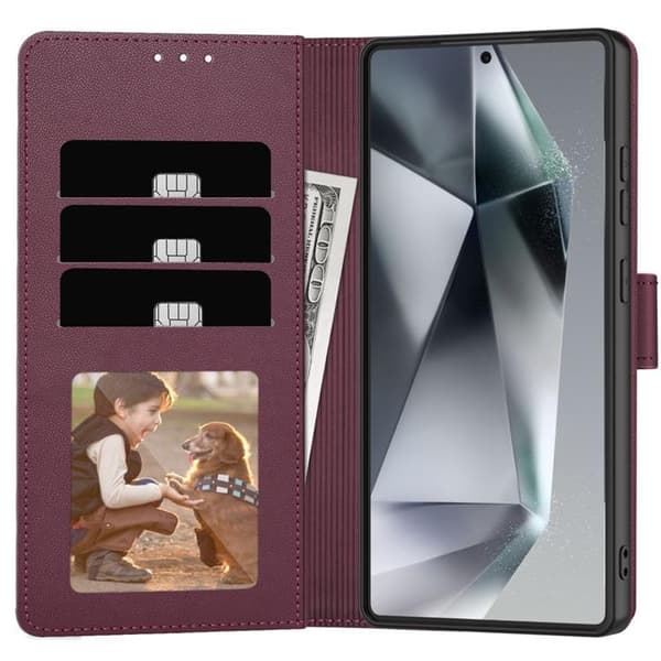Tech-Protect Xiaomi Redmi Note 14 Pro 5G Plånboksfodral - Mulberry