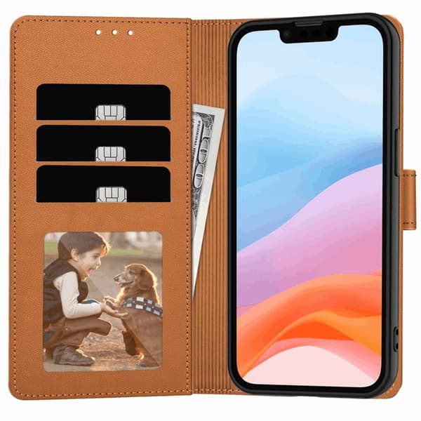 Tech-Protect iPhone 16e Plånboksfodral - Saddle Brun