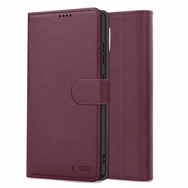 Tech-Protect iPhone 16e Plånboksfodral - Mulberry