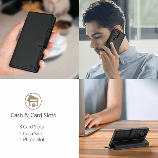 Tech-Protect Xiaomi Poco X7 Pro 5G Plånboksfodral - Svart