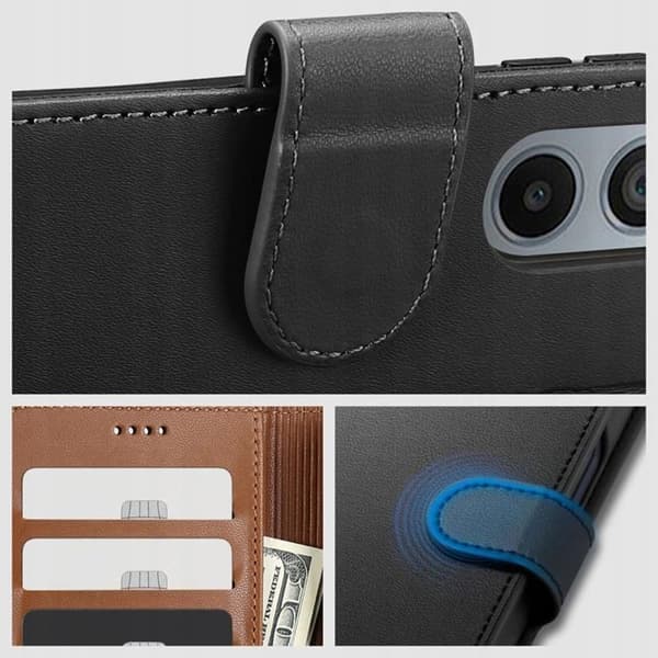 Tech-Protect Xiaomi Redmi 13 Plånboksfodral - Svart