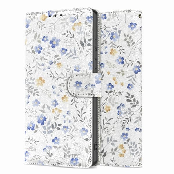 Tech-Protect iPhone 16e Plånboksfodral - Spring Flowers