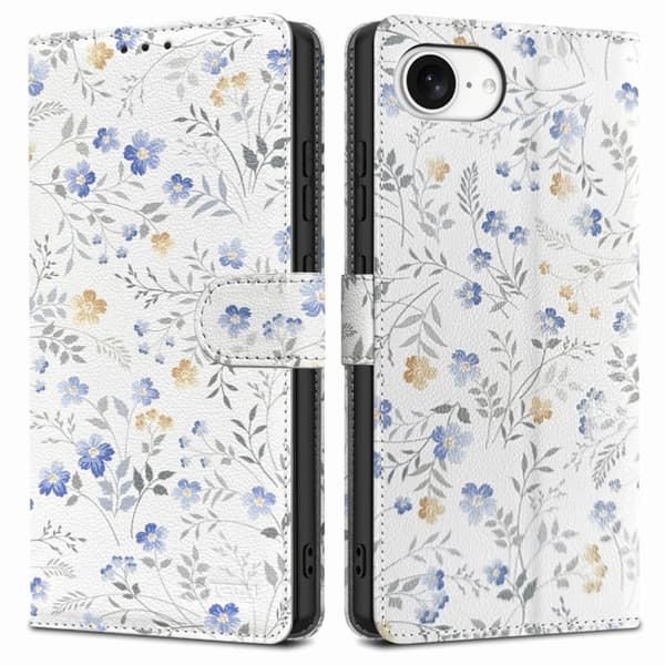 Tech-Protect iPhone 16e Plånboksfodral - Spring Flowers