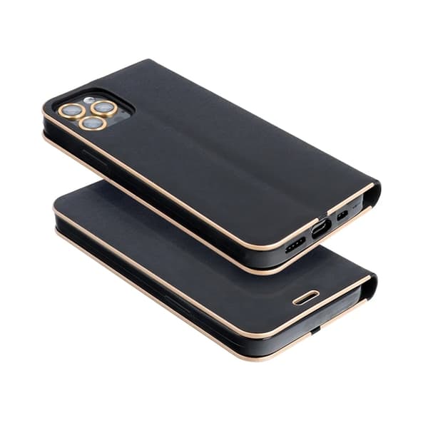 Xiaomi Redmi 14C Plånboksfodral Luna Gold - Svart