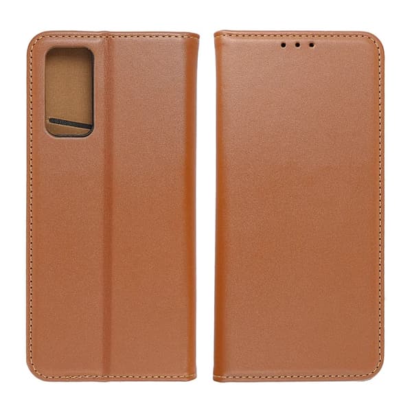 Xiaomi Redmi 14C Plånboksfodral Smart Pro Äkta Läder - Brun