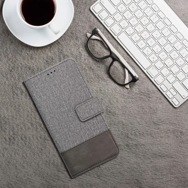 Xiaomi Redmi 14C Plånboksfodral Gomma - Grå