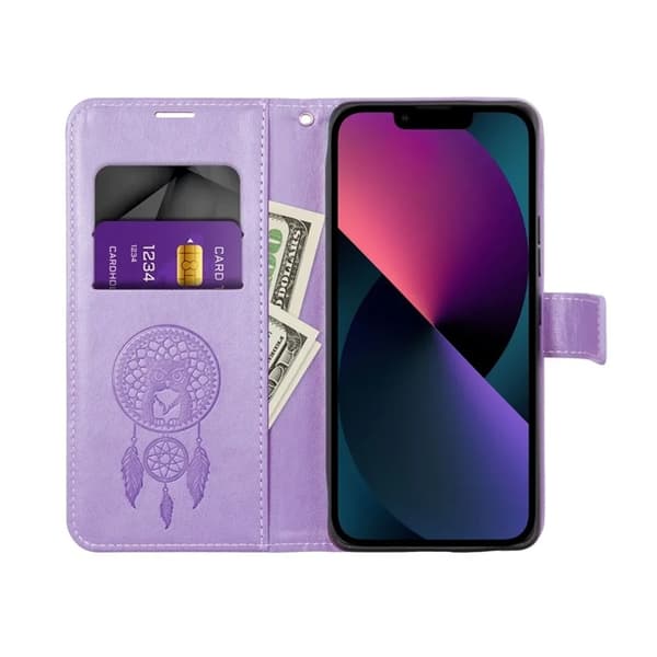 Xiaomi Redmi 14C Plånboksfodral Mezzo - Dreamcatcher Lila