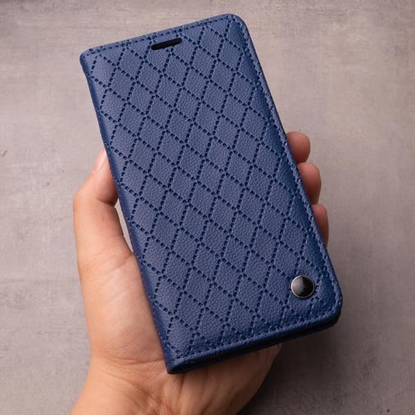 Xiaomi Redmi Note 13 5G Plånboksfodral Smart Caro - Marinblå