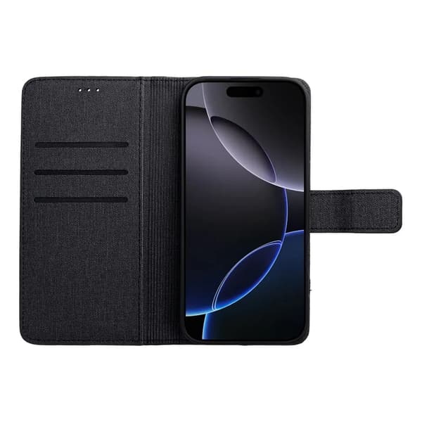 Xiaomi Redmi Note 14 4G Plånboksfodral Gomma - Svart