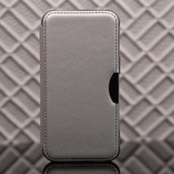Xiaomi Redmi Note 13 Pro 5G Plånboksfodral Smart Carbon - Silver