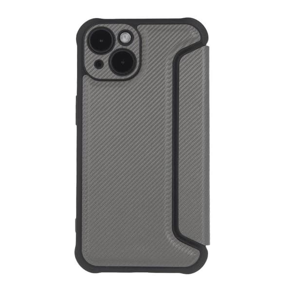 Xiaomi Redmi Note 13 Pro Plus 5G Plånboksfodral Smart Carbon - Silver
