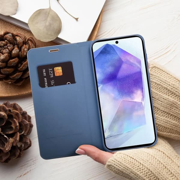Xiaomi Redmi Note 14 4G Plånboksfodral Luna Carbon - Blå