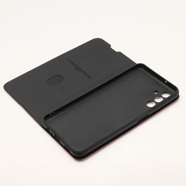 Xiaomi Redmi Note 13 Pro 5G Plånboksfodral Smart Soft - Vinröd