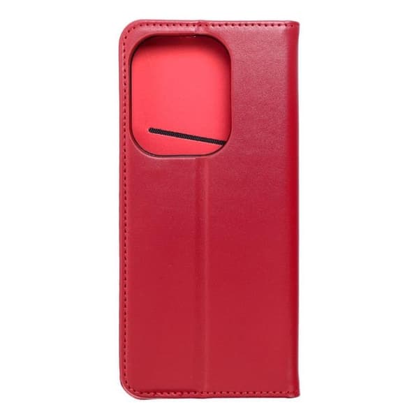 Xiaomi Redmi Note 13 Pro Plus Plånboksfodral Smart Pro - Rödvin