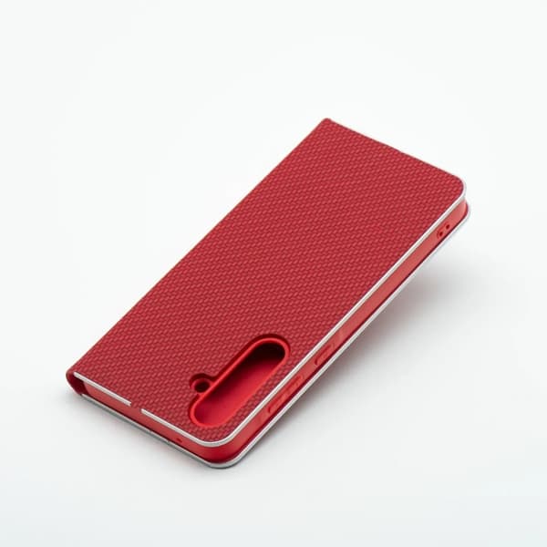 Xiaomi Redmi Note 14 4G Plånboksfodral Luna Carbon - Röd
