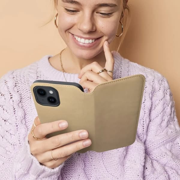 Xiaomi Redmi Note 14 5G Plånboksfodral Dual Pocket - Guld