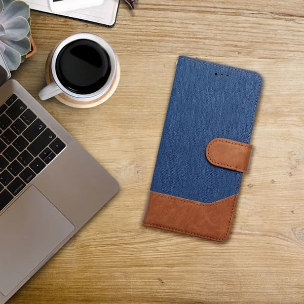 Xiaomi Redmi Note 14 5G Plånboksfodral Jeans - Blå