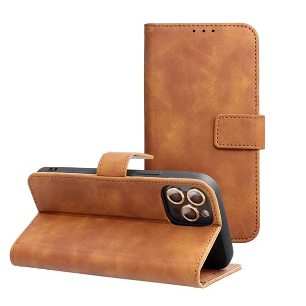 Xiaomi Redmi Note 14 4G Plånboksfodral Tender - Brun