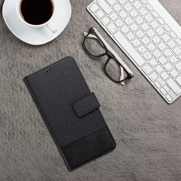 Xiaomi Redmi Note 14 5G Plånboksfodral Gomma - Svart
