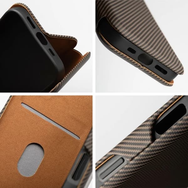 Xiaomi Redmi Note 14 Plånboksfodral Folio Side Magnet - Brun