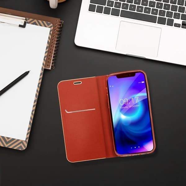 Xiaomi Redmi Note 14 Pro/14 Pro Plus Plånboksfodral Luna Guld