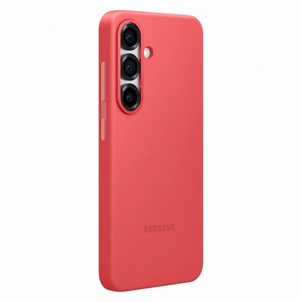 Samsung Galaxy S25 Mobilskal Silikon - Röd