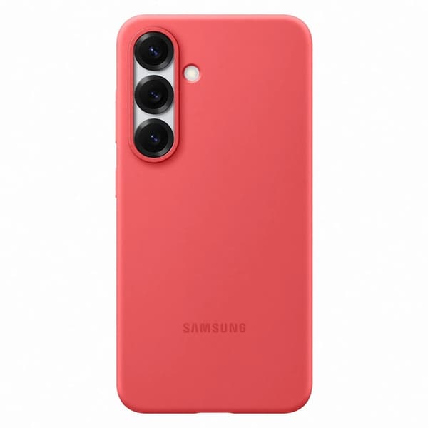 Samsung Galaxy S25 Mobilskal Silikon - Röd