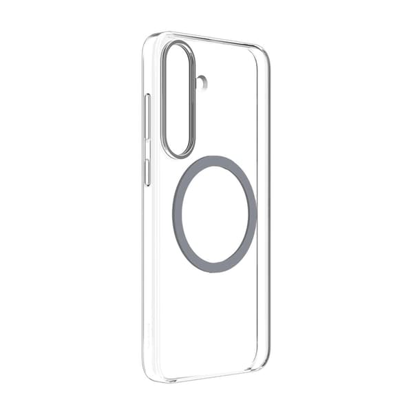 Samsung Galaxy S25 Plus Mobilskal Magsafe Magnetic Ring - Transparent