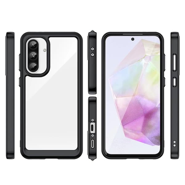 Galaxy A26 Mobilskal Outer Space - Svart