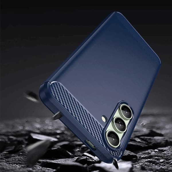 Galaxy A56/A36 Mobilskal Carbon Flexible - Blå