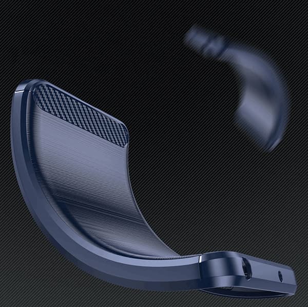 Galaxy A56/A36 Mobilskal Carbon Flexible - Blå