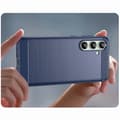 Miniatyrbild 5 av 7: Galaxy A56/A36 Mobilskal Carbon Flexible - Blå