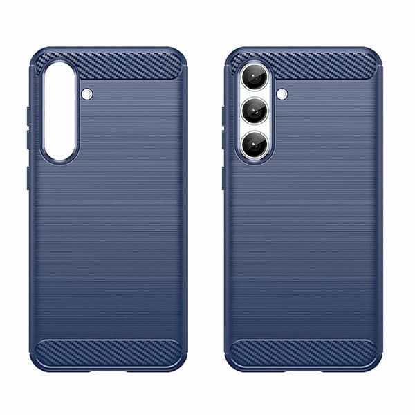 Galaxy A56/A36 Mobilskal Carbon Flexible - Blå