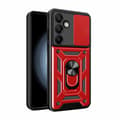 Miniatyrbild 1 av 8: Galaxy S24 FE Mobilskal Hybrid Armor Camshield - Röd
